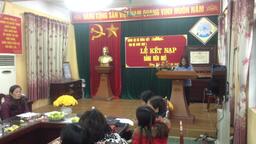 LỄ KẾT NẠP ĐẢNG VIÊN MỚI CHI BỘ GD I (TRƯỜNG TIỂU HỌC ĐÔNG KẾT)