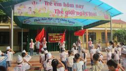 NGOẠI KHÓA VỚI CHỦ ĐỀ "BÁC HỒ KÍNH YÊU"