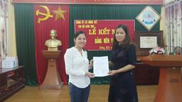 LỄ KẾT NẠP ĐẢNG VIÊN MỚI CỦA CHI BỘ GIÁO DỤC I