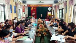 TIỂU HỌC ĐÔNG KẾT TẬP HUẤN CÔNG TÁC PHÒNG CHỐNG DỊCH COVID - 19
