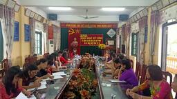 HỘI NGHỊ CÁN BỘ CÔNG CHỨC VÀ SINH HOẠT NỮ CÔNG