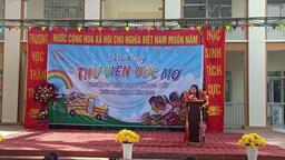 LỄ TRAO TẶNG “THƯ VIỆN ƯỚC MƠ” TRƯỜNG TH ĐÔNG KẾT