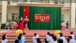 NGÀY HỘI ĐỌC SÁCH TRƯỜNG TIỂU HỌC ĐÔNG KẾT NĂM HỌC 2023 – 2024